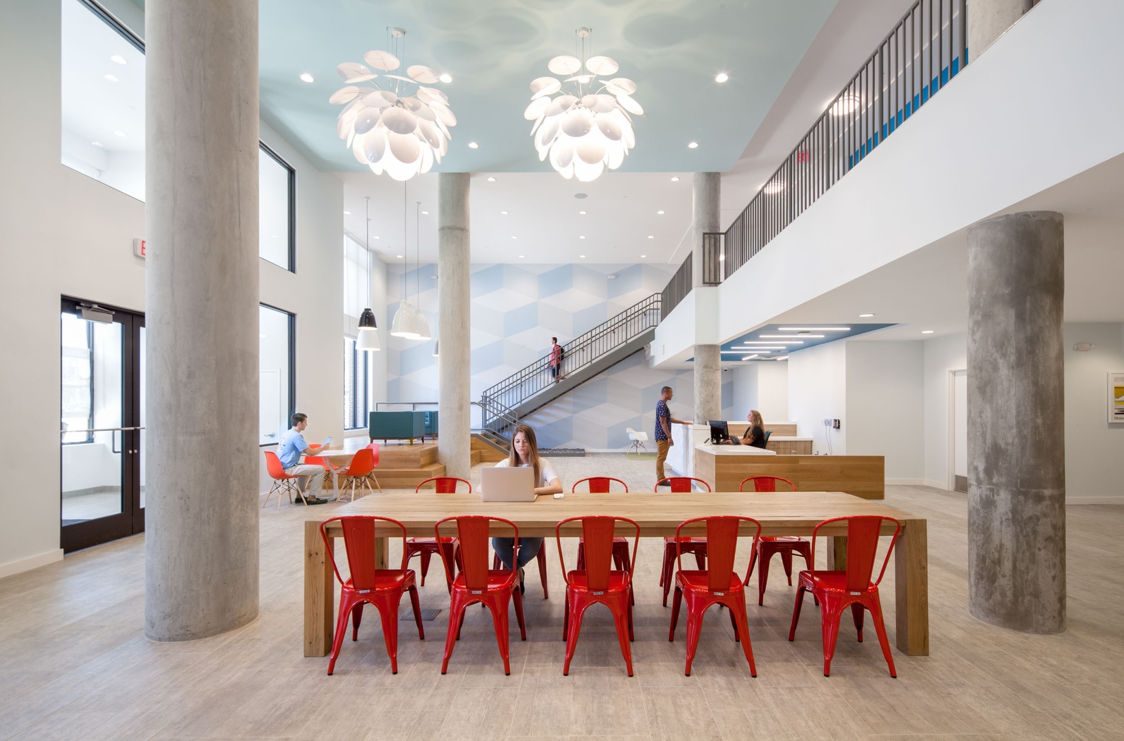 landmark college park with tables chairs