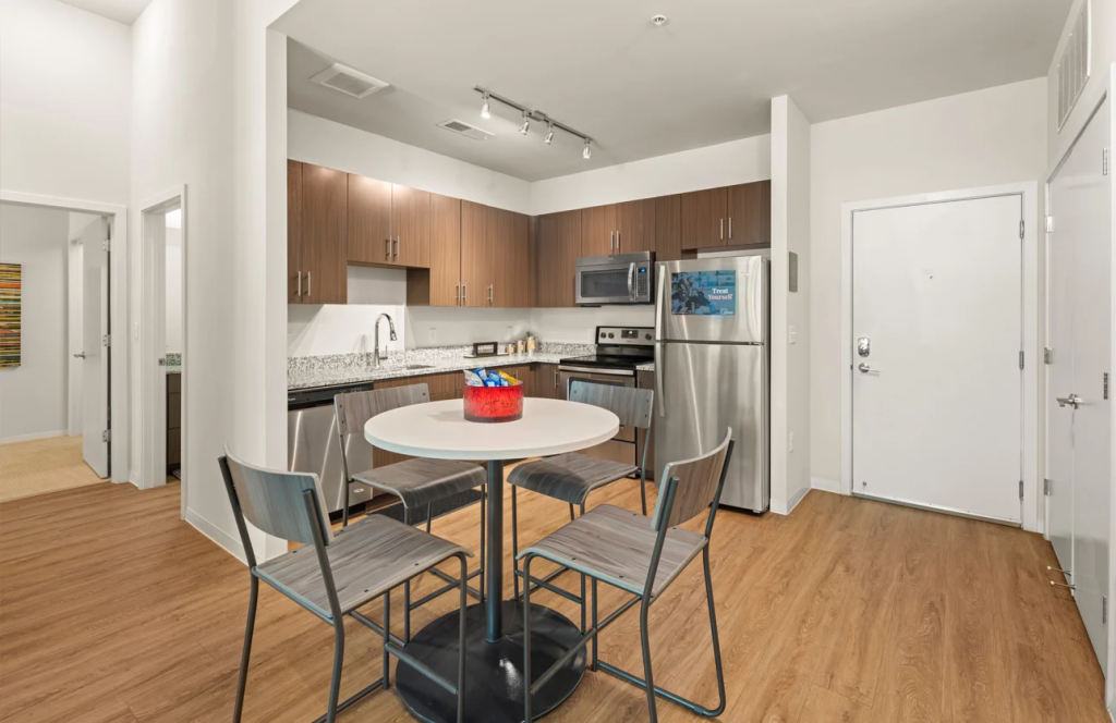 Interior view of Terrapin Row Apartments. 